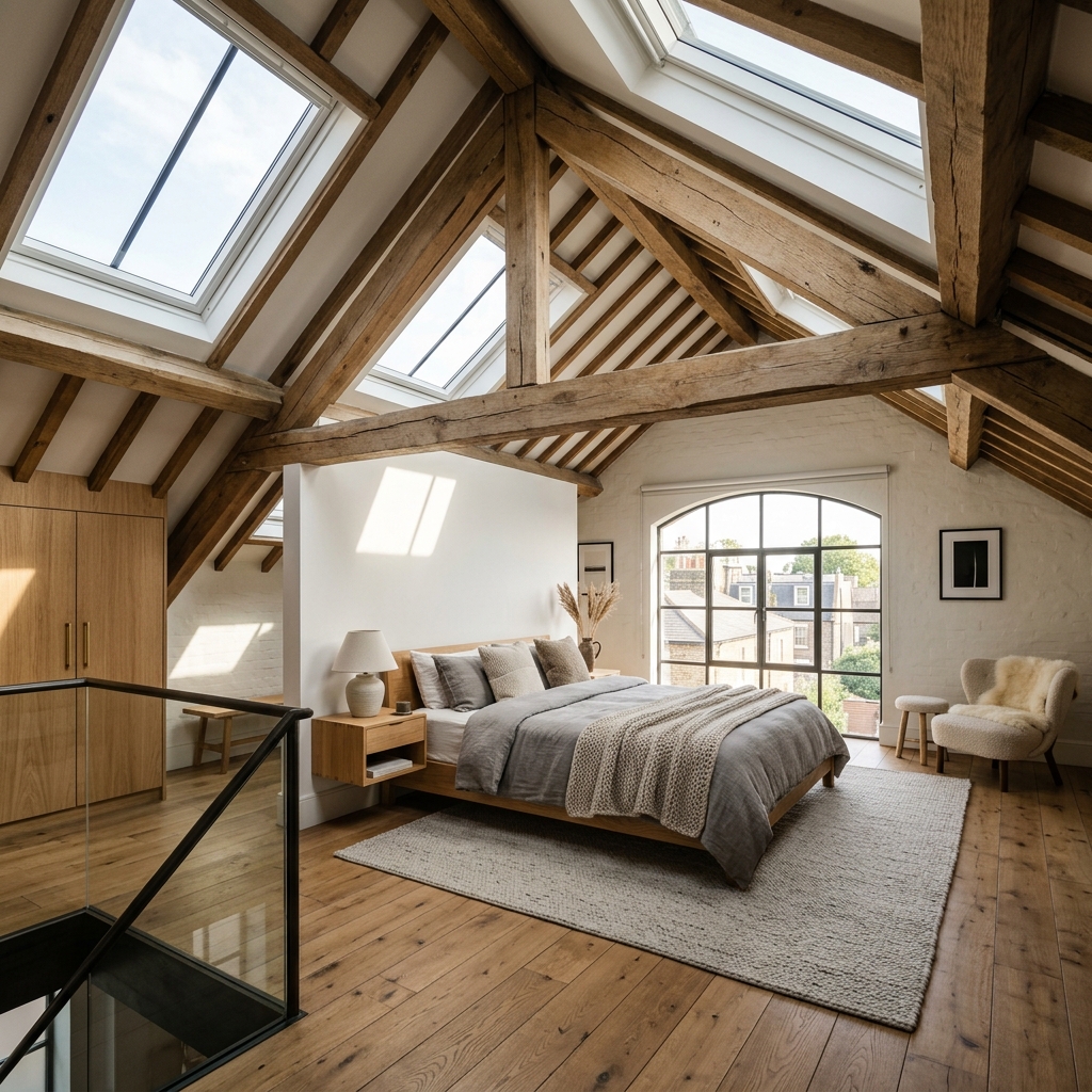 Luxury loft conversion in Leeds by Heritage Construction